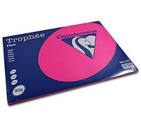 Clairefontaine - Carta Fluorescente Clairefontaine A3 80 g rosa - 100 pezzi