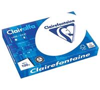 Clairefontaine Clairalfa 1951C - Risma di carta per stampante, formato DIN A3, grammatura 100 g/m², colore: Bianco
