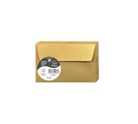 Clairefontaine 50081C - Pacco da 20 Busta autoadesive - Formato 9x14cm - 120g/m² - Colore Oro-InvitI Eventi e Corrispondenza - Gamma Pollen - Carta Premium Liscia