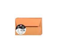 Clairefontaine 5491C - Pacco da 20 Buste autoadesive - Formato 9x14cm - 120g/m² - Colore mandarino -Inviti Eventi e Corrispondenza - Gamma Pollen - Carta Premium Liscia