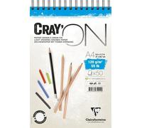 Clairefontaine Cray'On Wirebound Pad Taccuino da disegno 50 A4 120 g