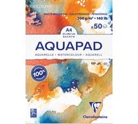 Clairefontaine Goldline Aquapad Glued Pad Taccuino da disegno 50 A4 300 g