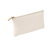 Clairefontaine - Grande astuccio piatto in cuoio Blanc 22x11cm Cod. 104513C