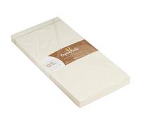 Clairefontaine Lalo 22616L, da 20 Buste gommate 120g, 11x22 cm, Crema