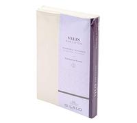 Lalo 29400L - un set per corrispondenza che include 10 biglietti da visita semplici8,5x13,5 cm 350g e 10 Buste rivestite 9x14 cm, Papier carta pergamena puro cotone, crema