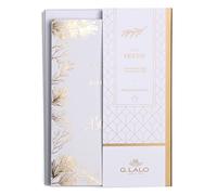 Clairefontaine Lalo 32601L-confezione da 5 biglietti Buon Natale e buon Anno con doratura+5 buste vergate biglietti rivestiti.Formato 10,7x15,2cm-Buste Formato C6 11,4x16,2cm,di alta gamma 5 motivi