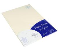 Lalo 47216L - Pacco da 50 fogli 21x29,7 cm 100g, Vergata di Francia, Avorio