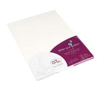 Lalo 48800L - Pacco da 20 fogli 21x29,7 cm 220g, carta pergamena puro cotone, crema