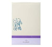 Clairefontaine Lalo 60505L - Un set per corrispondenza typo-lettering che include un biglietto 10,7x15,2 cm e Busta 11,4x16,2 cm 350g, Happy Birthday