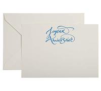 Clairefontaine Lalo 60507L - Un set per corrispondenza typo-lettering che include un biglietto 10,7x15,2 cm e Busta 11,4x16,2 cm 350g, buon compleanno