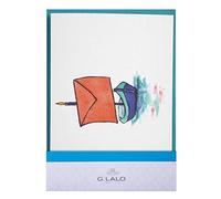 Clairefontaine Lalo 60806L - Un set per corrispondenza fantasia che include biglietto rivestito 10,7x15,2 cm e busta rivestita 11,4x16,2 cm, barca con messaggio