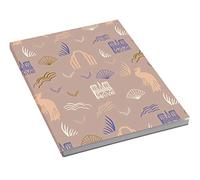 Clairefontaine Lalo 71605L - Bloc Notes collato speciale 100 anni 50 pagine 10,5x14,8 cm 90g, copertina in carta a grana, rosa