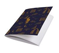 Clairefontaine Lalo 75602L - Un Taccuino cucito speciale 100 anni 48 pagine 10,5x14,8 cm 90g, copertina carta laminata, blu
