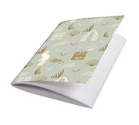 Clairefontaine Lalo 75603L - Un Taccuino cucito speciale 100 anni 48 pagine 10,5x14,8 cm 90g, copertina carta laminata, verde pistacchio