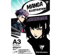 Clairefontaine Manga Illustration Taccuino da disegno A3 250 g
