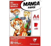Clairefontaine Mangapaper Taccuino da disegno A4 100 g