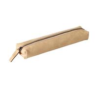 Clairefontaine 103511C - Un Mini astuccio Flying Spirit 19x4x2,5 cm, in cuoio d'agnello invecchiato, Beige