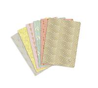 Clairefontaine Neo Dico ''Collection Printempsété'' Quaderno Piqûre Textile 14,8X21Cm 96P a Righe, Colori Casuali