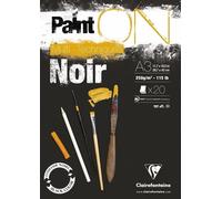 Clairefontaine Paint'On Black Pad Album per schizzi A3 250 g