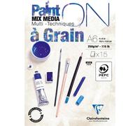 Clairefontaine Paint'On Taccuino da disegno 15 A6 250 g