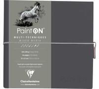 Clairefontaine Paint'On Taccuino da disegno 19 x 19 cm 250 g Grey