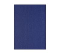 CLAIREFONTAINE Pqt de 100 Couvertures reliure Text&Cover Cuir 240g A4 210x297 mm Bleu royal