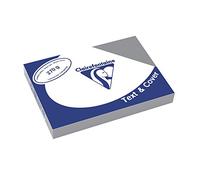 CLAIREFONTAINE Pqt de 100 Couvertures reliure Text&Cover Cuir 270g A4 210x297 mm Gris ardoise