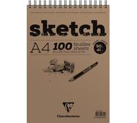 Clairefontaine Sketch Wirebound Pad Album per schizzi A4 90 g