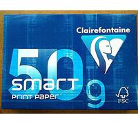 Clairefontaine Smart 1932 - Risma da 500 fogli di carta A4, 50 g, 6 pezzi, colore: Bianco