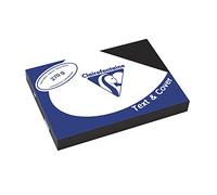 Clairefontaine "Text & Cover" 2730C - Confezione da 100 copertine, colore: Nero