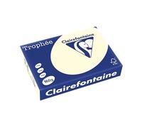 Clairefontaine Trophée 1101C 250 Fogli di Carta Colorata Formato A4, 160 g per m2, Colore Avorio
