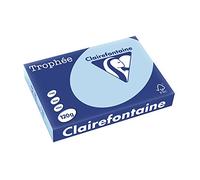 Clairefontaine Trophée 1213C 250 Fogli di Carta Colorata Formato A4, 120 g per m2, Colore Blu Acceso
