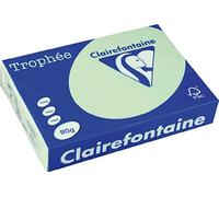 Clairefontaine Trophée 1777C - Fogli, Grammatura 80g, Colore Verde Golf, A4, Confezione da 500 fogli