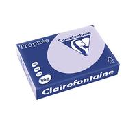 Clairefontaine Trophée 1872C 2500 fogli di carta colorata formato A4, 80 g al m2, confezione con 5 risme da 500 fogli, colore: lilla
