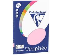 Clairefontaine Trophée Lot de 100 Mini Feuilles de Papier A4, 21 x 29,7 cm
