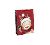 Clairefontaine X-31226-1WCpack - Confezione da 12 sacchetti regalo Excellia, formato XL, 33 x 15 x 45,5 cm, 210 g, motivo: neonato, paillette, Natale, bambini, ideale per: giochi da tavolo, puzzle