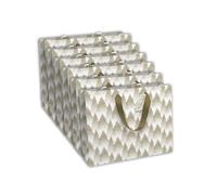 Clairefontaine X-32805-6Cpack - Confezione da 6 sacchetti regalo Excellia, formato shopping, 37,3 x 11,8 x 27,5 cm, 210 g, motivo: Precious - Confezione regalo, ideale per: giochi da tavolo, puzzle