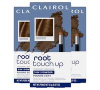 Clairol - Polvere per ritocchi temporanei, colore marrone medio, 3 pezzi
