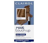 Clairol Root - Cipria coprente temporanea per ritocchi, colore castano chiaro, confezione da 1