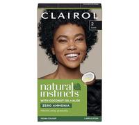 Clairol Tintura per capelli semipermanente senza ammoniaca Natural Instincts, 2 neri