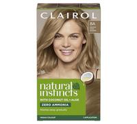 Clairol Tintura per capelli semipermanente senza ammoniaca Natural Instincts, 8A Biondo medio freddo (La confezione può variare)