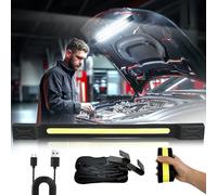 CLAKAP Luce da lavoro per sottocofano, 2600 lm, ad alta luminosità, 5000 LED, ricaricabile, magnetica, per meccanica, sotto il cofano, senza fili, per riparazione auto, garage, officina, RTB-1327-US