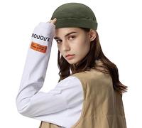 Clakllie Cotone Docker cap Cappello da Porto 5 Pannelli Unisex Cappello Senza Visiera Regolabile Skullcap Estate Visorless Hat Miki Hats