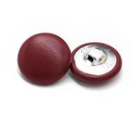 CLALoc 10 pz 11/15/20/25/30mm Bottoni Rivestiti in Tessuto Rotondo in Pelle Colorata con Gambo per i Vestiti Cappotto Giacca a Vento Divano Decorazioni Fai da Te Vestiti