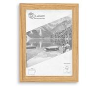 Clamaro 'COLLAGE' Cornice 45x60 fatto a mano | Quercia Catania | moderna cornice rettangolare in MDF con vetro acrilico, pannello posteriore e gancio (in formato orizzontale e verticale)