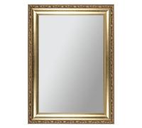 CLAMARO "Franz" Specchio da parete antico 70x155 cm con cornice | Oro antico | Specchio barocco vintage shabby chic con cornice in legno | Specchio barocco con supporto metallico e materiale di