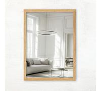 CLAMARO 'VISION' Specchio da parete 85 x 180 cm Specchio per tutto il corpo | Rovere Catania | Moderno specchio rettangolare con cornice in MDF, incluso supporti metallici e materiale di montaggio