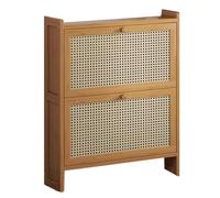 Clamboo Slim Rack con scarpa da scarpe compatta con porte con porte a foglietto Conservazione indipendente con cassetto Soluzione di stoccaggio delle calzature per la casa elegante A-68 * 17.