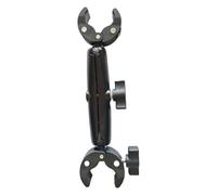 Clamp Camera Mount Double Headed - Anti-Slip Heavy Duty 360-Degree Camera
