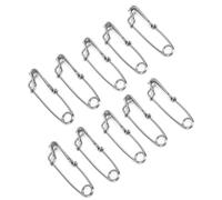 Clamp/Holder a Scatto per Palangari in Acciaio Inossidabile Resistente per Attrezzatura da Pesca 10 Pezzi per Granchio Gamberetti Mm